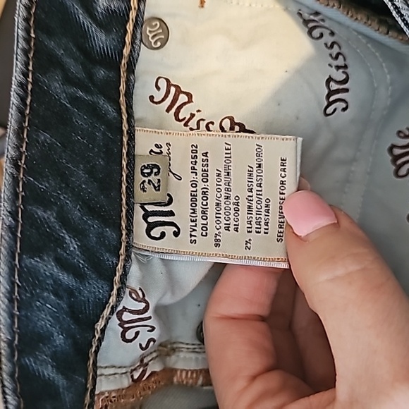 Miss Me boot cut jeans sz 29 long inseam WJ66 - Picture 7 of 7